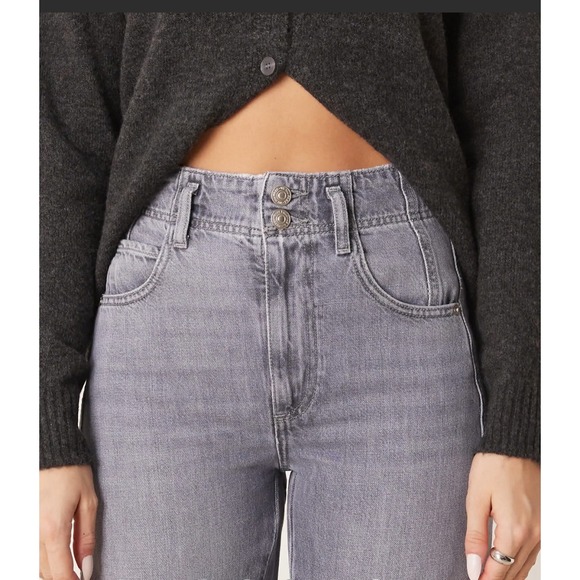 🆕‎ NWT FREE PEOPLE | Slate Aster High Rise Size 26 - Picture 4 of 8